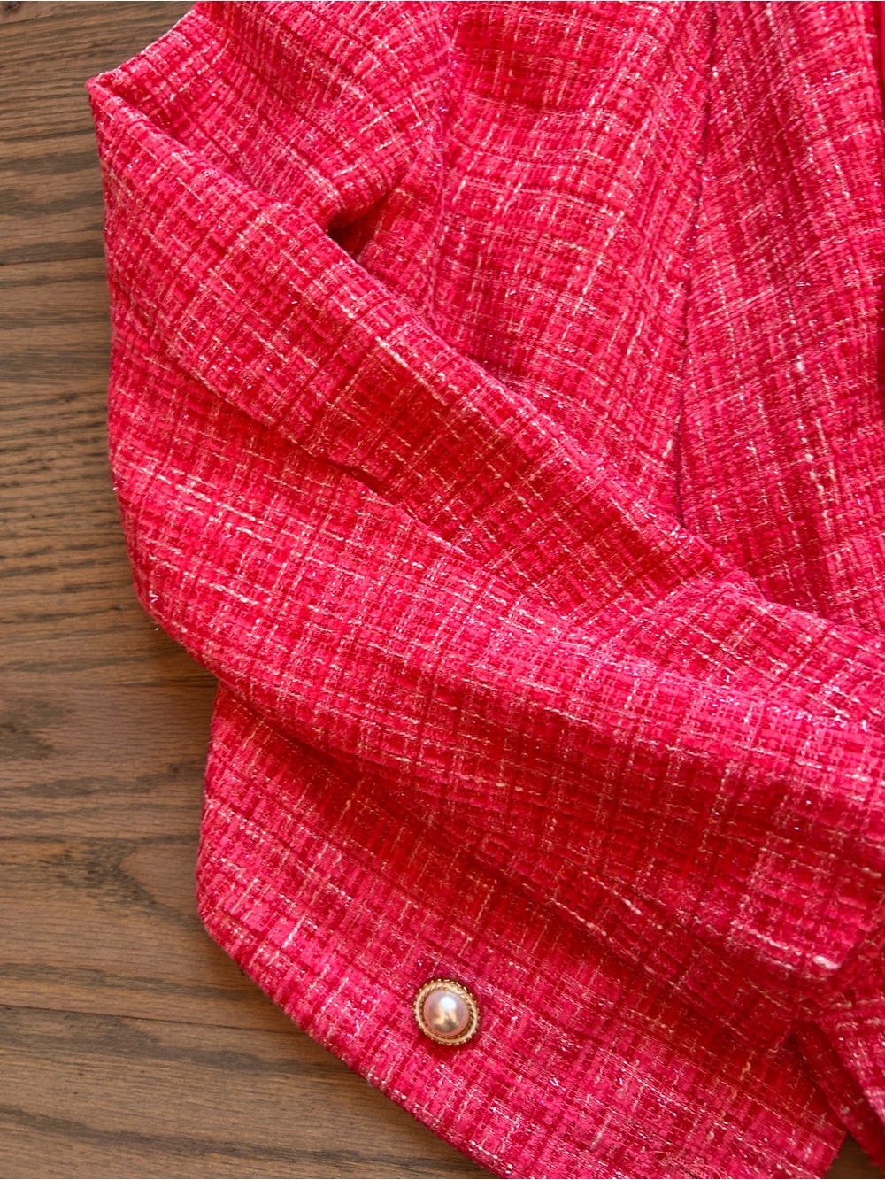 Hello Molly ONE YOU WANT BLAZER HOT PINK - Picture 11 of 15